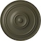 Ekena Millwork Classic Ceiling Medallion (For Canopies up to 5 1/2"), Hand-Painted Witch Hazel, 21 7/8"OD x 2 3/8"P CM22CLWHF - alternate 1